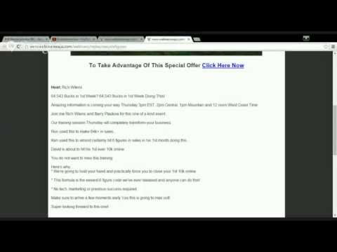 ENCORE WEBINAR: Easy Six Figure Formula