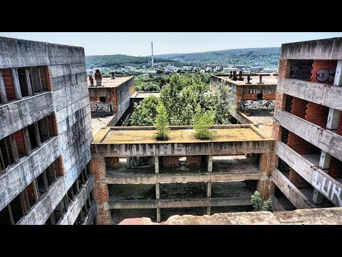 Bratislava abandoned unfinished hospital - Nemocnica Rázsochy