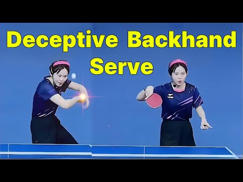 Deceptive Backhand Serve | Step-by-Step Tutorial