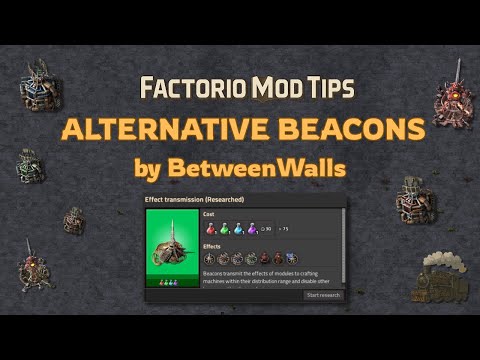 Factorio Mod Tips: Alternative Beacons