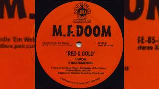 MF DOOM   Red &amp; Gold Instrumental