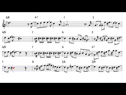 Dance With My Father Luther Vandross Bb Trumpet or Tenor Sax Play Along