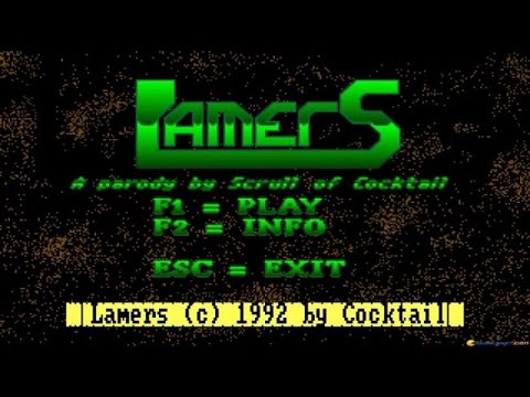 Lamers gameplay (PC Game, 1992)
