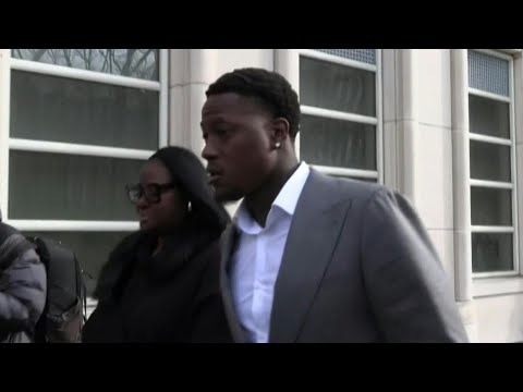 Video | NBA player Terry Rozier arrives in court on gambling scheme charges | AFP