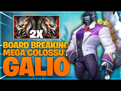 Double Titans Colossus Galio Can’t Be Moved! (TFT Set 6 PBE) | Milk