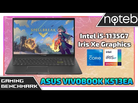 Asus Vivobook OLED (K513) - Spellbreak Gameplay Benchmark (i5-1135G7, Iris Xe)