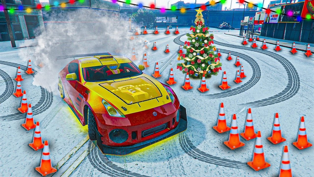 CARRERA DE DRIFT EN LA NIEVE!! LOCURA! - GTA 5 ONLINE