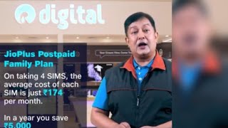 Jio Plus Postpaid - 1 Minute Elevator Pitch for Stores !