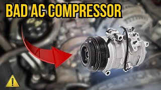 10 Symptoms of a Bad AC Compressor (Warm Air, Noise, AC Not Cooling)