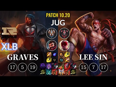 RNG XLB Graves vs Lee Sin Jungle - KR Patch 10.20