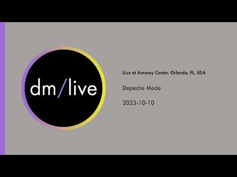 Depeche Mode live at Amway Center, Orlando, Florida 2023-10-10