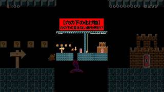 当時大バズりした『 穴の下に存在する ”姿が見えないバケモノ” を倒して鍵を1個手に入れるコース 』がこわすぎた、、、、、、。｜ スーパーマリオメーカー2