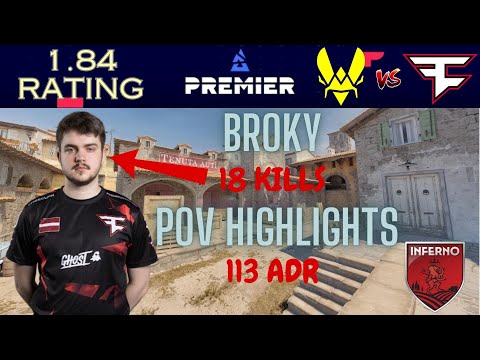 ⫷CS2 POV HIGHLIGHTS⫸ broky | BLAST Premier Spring Final 2024 | Vitality vs FaZe | map1 Inferno |