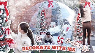 ✨ Christmas Decorate With Me 2023 | Decorating an igloo for Christmas!