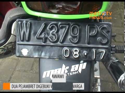 Dua Penjambet Digebuki Warga