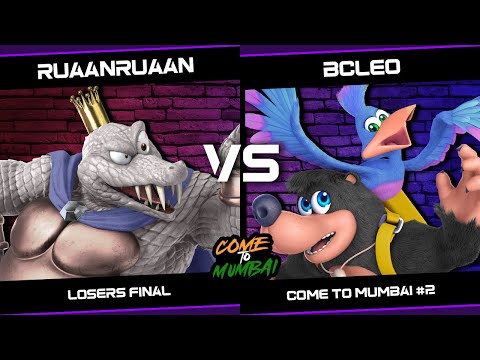 RuaanRuaan (King K. Rool) vs BCLeo (Banjo & Kazooie) - Come to Mumbai #2 - Losers Finals