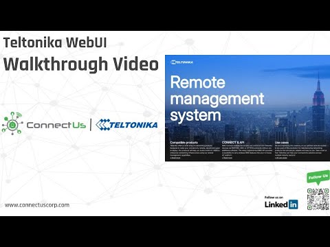 Teltonika Router UI Walkthrough