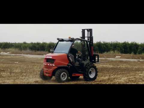 Rough Terrain Forklift in Application