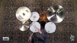 Video thumbnail for Used Sabian 16" AA Medium Thin Crash Cymbal - 1087g (U21607-1120619K) by Memphis Drum Shop