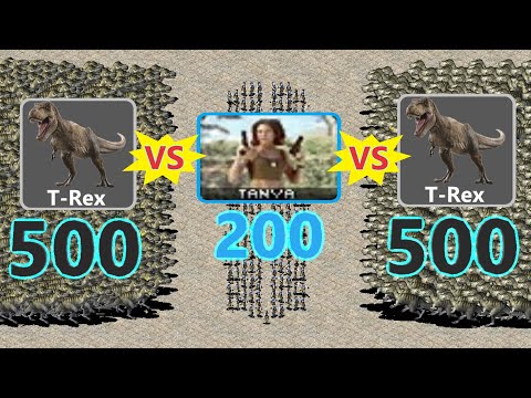 Making a Tanya vs T-Rex sandwich - Red Alert 2