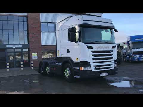 SCANIA R450 *EURO 6* HIGHLINE 6X2 TRACTOR UNIT 2014 - PE64 USM