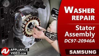 Samsung Washer - Grinding Noise in Wash or Spin - Stator Repair