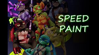 TMNT Redesign Poster - Speedpaint