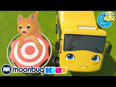 Buster and baby kitten rescue - funny super kids videos