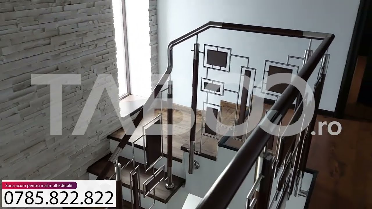 Casa de inchiriat cu 5 camere si 780 mp gradina langa padure in Sibiu - Video
