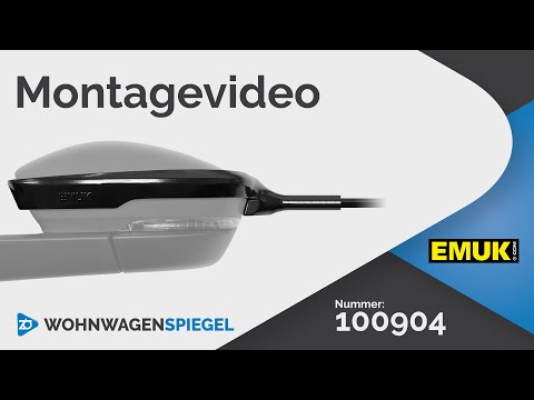 EMUK 100904 Wohnwagenspiegel Montage (Deutsch)
