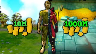 Do You Need a HUGE Cashstack To Make Money Flipping? Flipping with 10M VS 1B - Runescape 3
