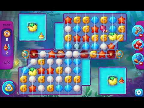 Fishdom Super Hard Level 9497 (No Boosters, with extra moves)  @choraelmin