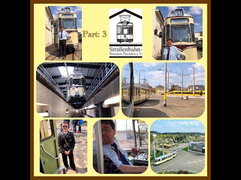 Gerrit G., Mario R. and Dresden-Museum tram 1734 / Dresdner Museums-Straßenbahn 1734