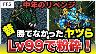 【FF5】昔どうしても勝てなかったギルガメ＆1対1エクスデスにリベンジ！レベルの暴力で中年の意地を見せてきた