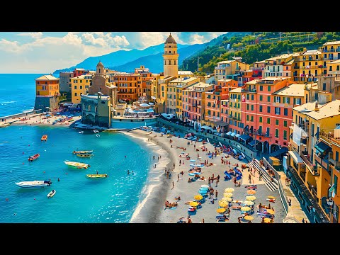 CAMOGLI, ITALIEN 🌞 DIE SCHÖNSTEN DÖRFER IN ITALIEN - CAMOGLI WANDERUNG - ITALIENISCHE RIVIERA IN 4K