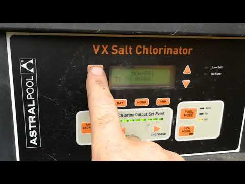 Astral V/VX/EQ chlorinator tutorial
