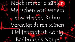 Heidevolk - Koning Radboud (german subtitles)