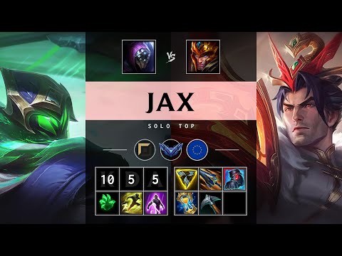Jax Top vs Jarvan IV - EUW Diamond Patch 25.13