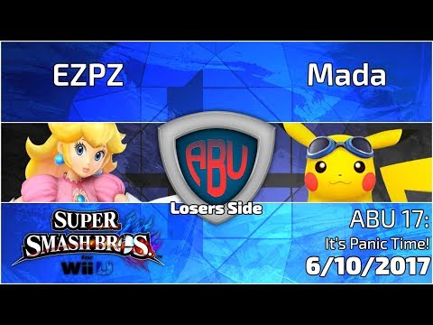 ABU 17: EZPZ (Peach) vs. Mada (Pikachu) - SSB4 Singles Losers Side