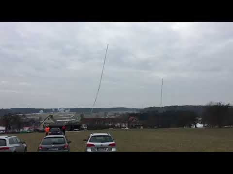 Sprengung der Sendemasten Donebach