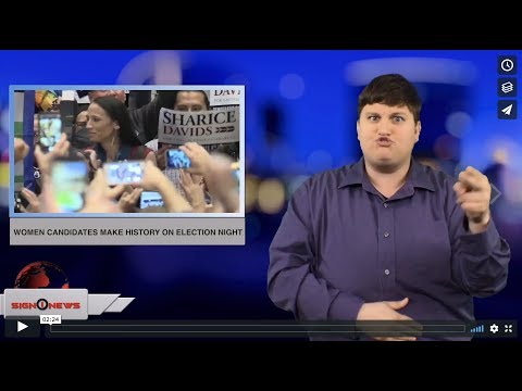 Women candidates make history on election night (ASL - 11.7.18)