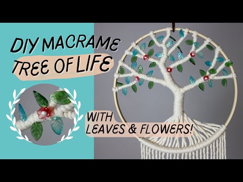 Macrame Semi Circle Wall Hanging Tutorial 
