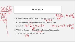 Ratio, Rate, and Proportion