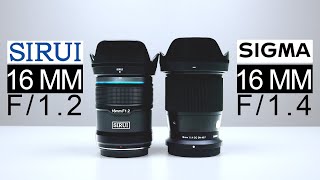 Sirui 16mm F/1.2 vs Sigma 16mm F/1.4 | Best 16MM APSC Lens | Nikon | 16mm 75mm Sniper Series