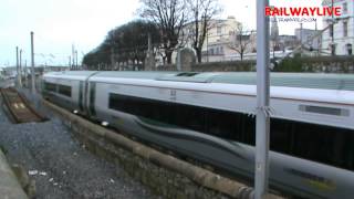 preview picture of video 'DART and Intercity Class 22000 Passing each other (HD)'