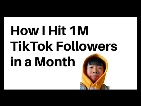 I HIT 1 MILLION TIKTOK FOLLOWERS IN A MONTH (NOT CLICKBAIT)... my tips and strategies