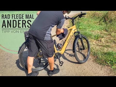 Waschen ohne Wasser. So wäscht man heute Fahrräder. Tipp Nr. 8