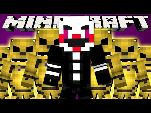 Minecraft Mods : LUCKY BLOCK BOSS CHALLENGE - Golden Freddy & The Puppet!