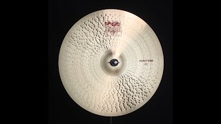 Video thumbnail for Paiste 22" 2002 Heavy Ride - 3542g by The Drum Shop - Portland, Maine