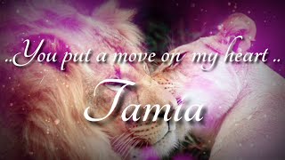 Tamia - You put a move on  my heart lyric video